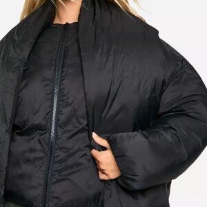 Puffer Jacket w/Scarf (Size 6)